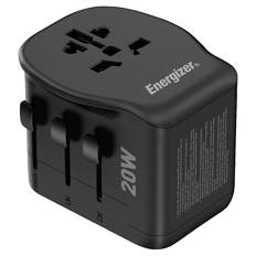 Energizer Reiseadapter, Schwarz