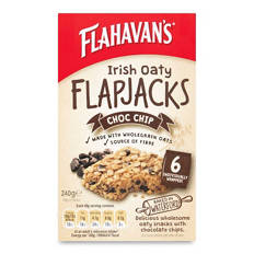 Irish Oaty Choc Chip Flapjacks 6 Pack