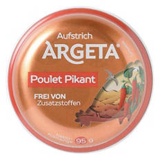 Pâtes à tartiner, poulet épicé