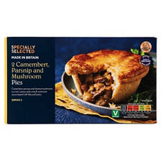 Mushroom & Camembert Pie