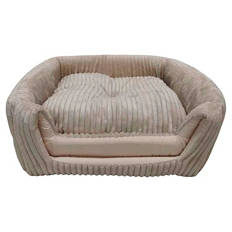 2-in-1 kleines Haustierbett, Beige