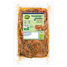 Bio-Schweine Sommersteak mariniert 400 g, Pfeffer