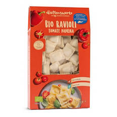 BIO-Gefüllte Ravioli, Tomate-Paprika