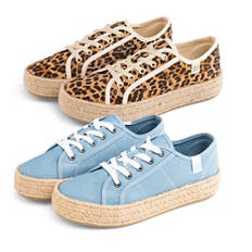 Ženski platneni čevlji