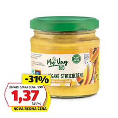 Bio veganski namaz, papaja - mango - curry