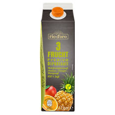 Mehrfruchtdirektsaft 1 l, Ananas, Orange & Mango
