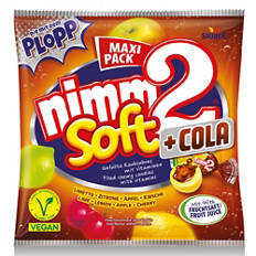 Nimm2, gumicukor, soft + kóla, 300 g