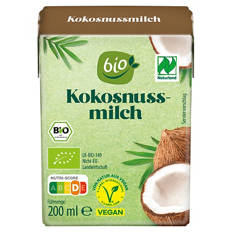 Kokosnussmilch 200 ml, 17 - 19 % Fett