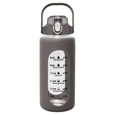 Protein-Shaker oder Trinkflasche, Flasche, Grau