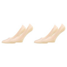 Damen Ballerina-Söckchen 2er-Pack, Hautfarben, 35/38