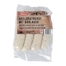 Saucisse à rôtir et à griller à l’ail des ours