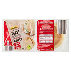 Toastbrötchen 335 g, Weizen