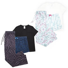Set pigiama da donna, 3 pezzi