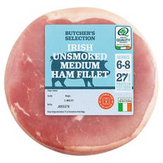 Irish Unsmoked Medium Ham Fillet