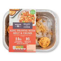 King Prawns with Melt and Crumb