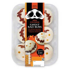 BBQ Chicken Halloween Bao Buns