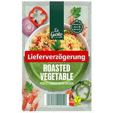 Aromatisierter Couscous, Geröstetes Gemüse