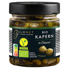 Bio-Gourmet Kapern 180 g, Olivenöl