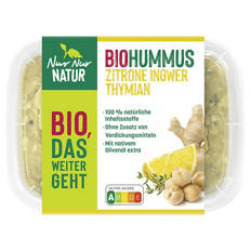Bio-Hummus 150 g, Ingwer-Zitrone-Thymian