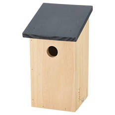 Premium Nistkasten, Flachdach schwarz