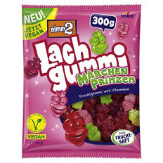 NIMM 2 Lachgummi Veggie 300 g, Märchenprinzen