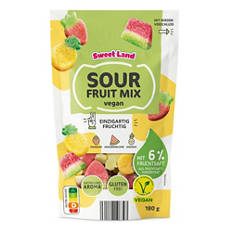 gomme aux fruits végétalienne, Sour Fruit Mix