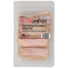 Affettato di petto di tacchino, barbecue