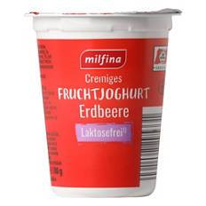 Yogourt aux fruits, fraise