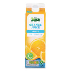 Smooth Orange Juice From Concentrate