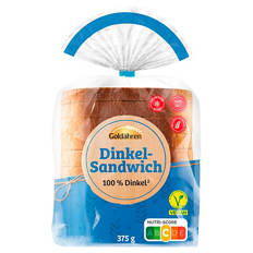 Klassisch Kleiner Sandwichtoast Dinkel 375 g