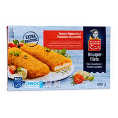 Croccole di merluzzo MSC con pomodoro e mozzarella