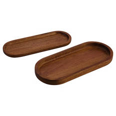 Akazienholz, Oval Schalenset