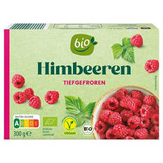 Bio-Obstsortiment 300 g, Himbeeren
