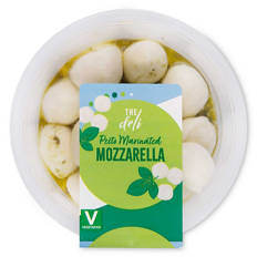 Pesto Marinated Mozzarella