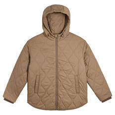 Damen Leichtsteppjacke, Braun, S 36/38