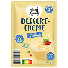 Crema dessert, vaniglia