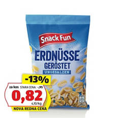 Arašidi, praženi in neslani