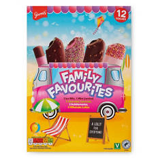 Family Favourites Ice Cream 12 Pack