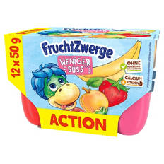 Fruchtzwerge 600 g, Weniger Süß