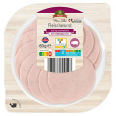 Mini Teller 60 g, Fleischwurst