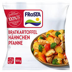 Fertiggerichte 500 g, Bratkartoffelpfanne mit Hähnchen