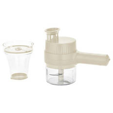 Gemüse-Reiniger oder -Schneider, Gemüseschneider, Beige