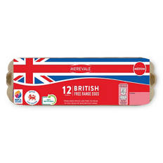 British Medium Free Range Eggs 12 Pack