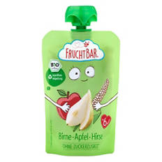 FRUCHTBAR Frutta BIO 100 g, pera-mela-avena