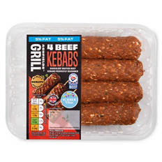 5% Fat Beef Kebabs 4 Pack