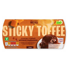 Sticky Toffee Sponge Puddings 2 Pack