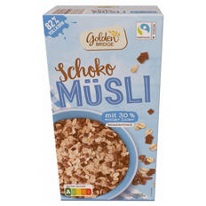 Müsli 750 g, Schoko weniger Zucker