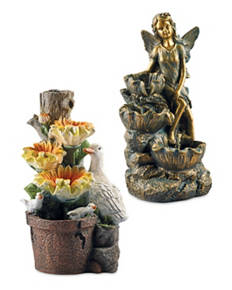 Solar Novelty Water Feature Fairy
