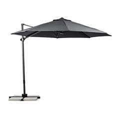 Parasol suspendu gris anthracite