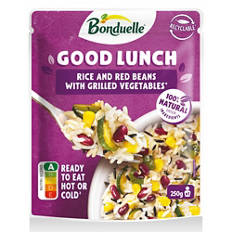 Good Lunch készétel, rizs és vörösbab, 250 g